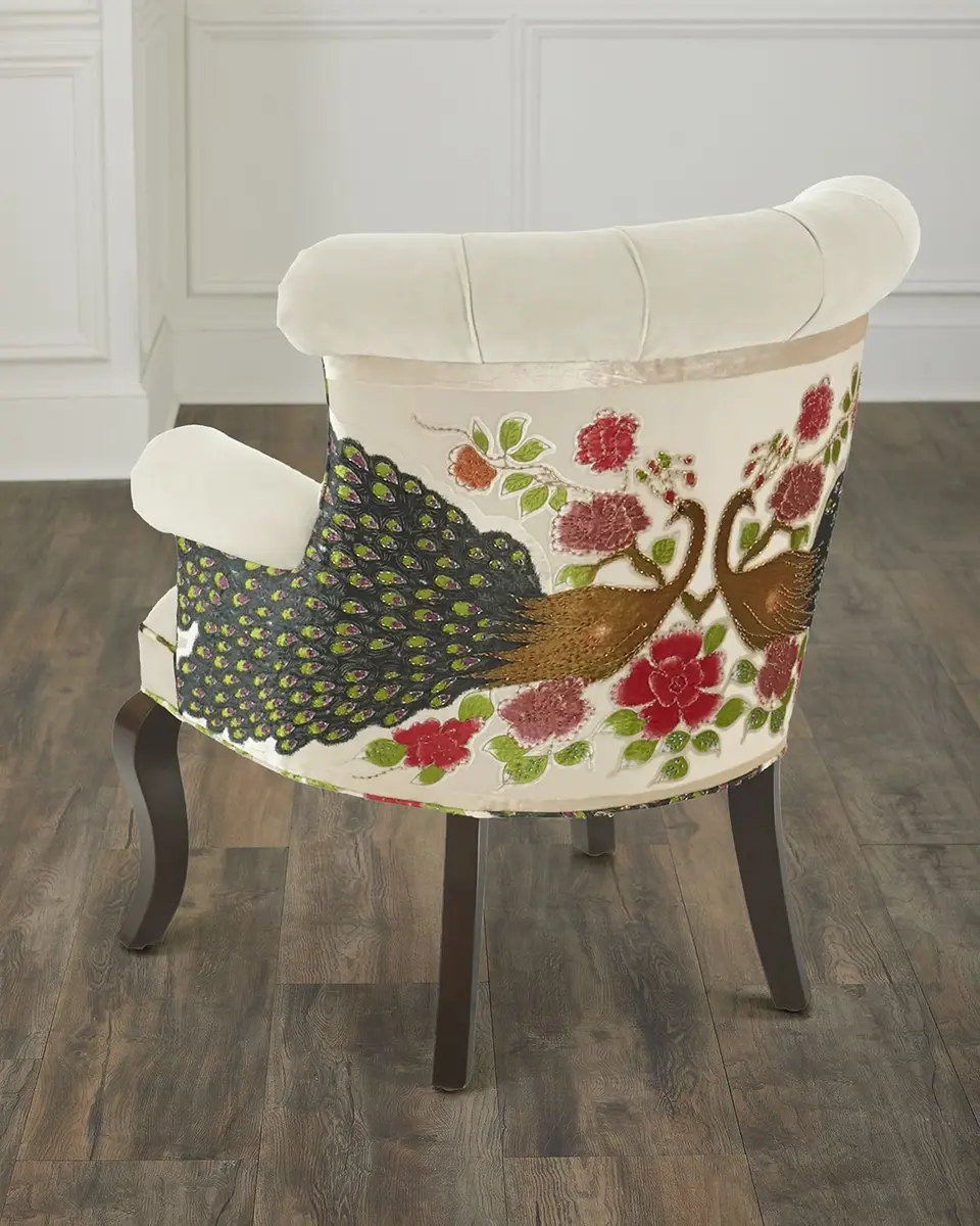 Haute House Cream Peacock Chair