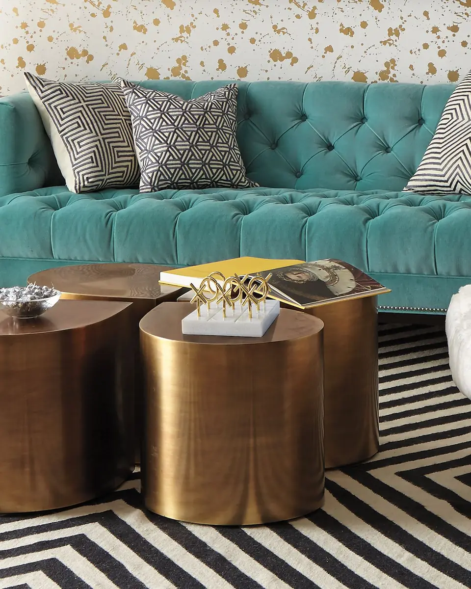 Jonathan Adler Brass Tic Tac Toe Set | Thumbnail 2
