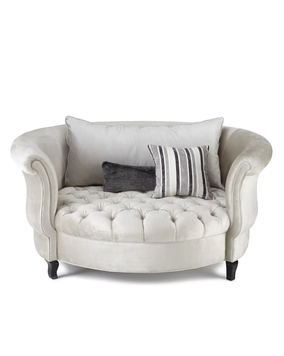 Haute House Harlow Silver Cuddle Chair | Thumbnail 2 Haute House Harlow Silver Cuddle Chair | Thumbnail 2