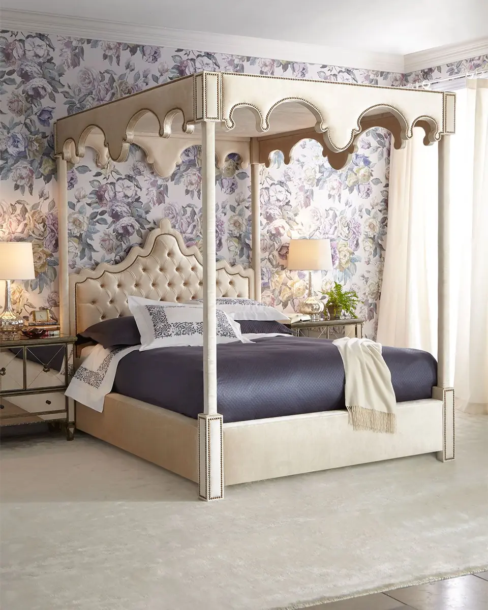 Haute House William Queen Canopy Bed | Thumbnail 2
