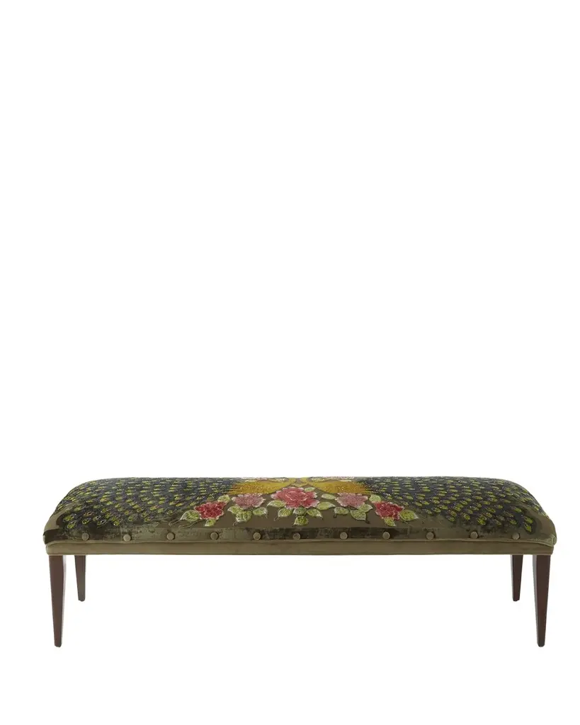 Haute House Peacock Bench, 62" | Image 1 Haute House Peacock Bench, 62" | Image 1