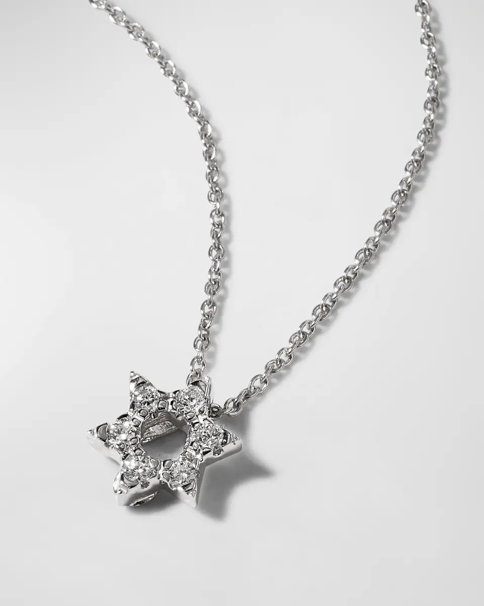Roberto Coin Diamond Star of David Necklace | Thumbnail 3