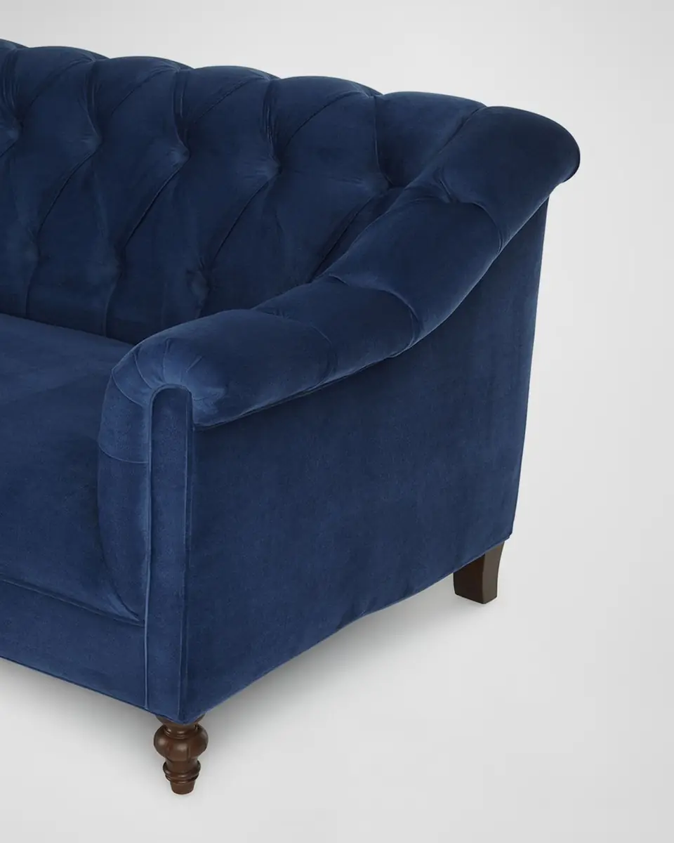 Haute House Raina Tufted Velvet Sofa 84" | Thumbnail 2