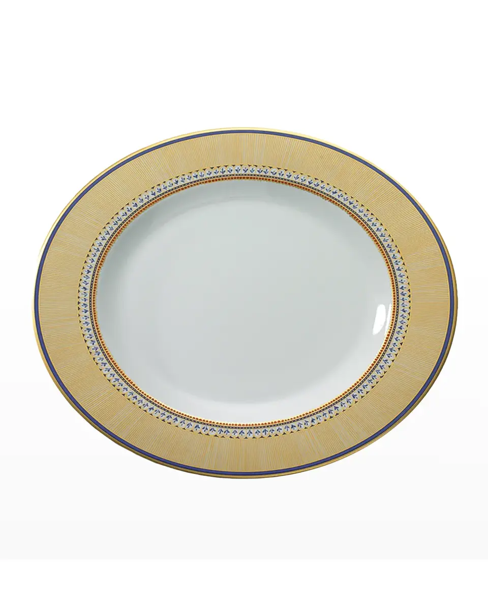 Mottahedeh Chinoise Blue Charger Plate | Thumbnail 2