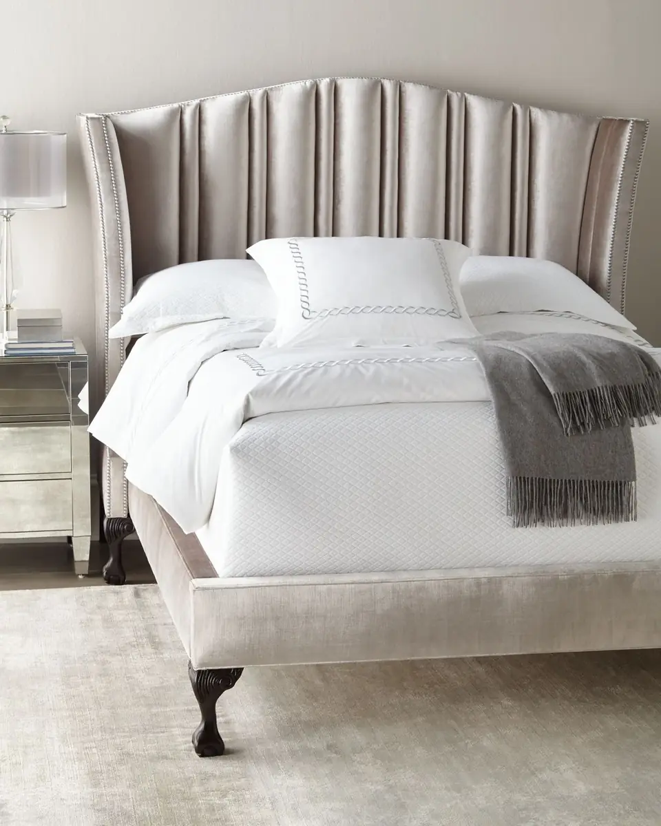 Haute House Eastwood Channel-Tufted Queen Bed | Thumbnail 2 Haute House Eastwood Channel-Tufted Queen Bed | Thumbnail 2