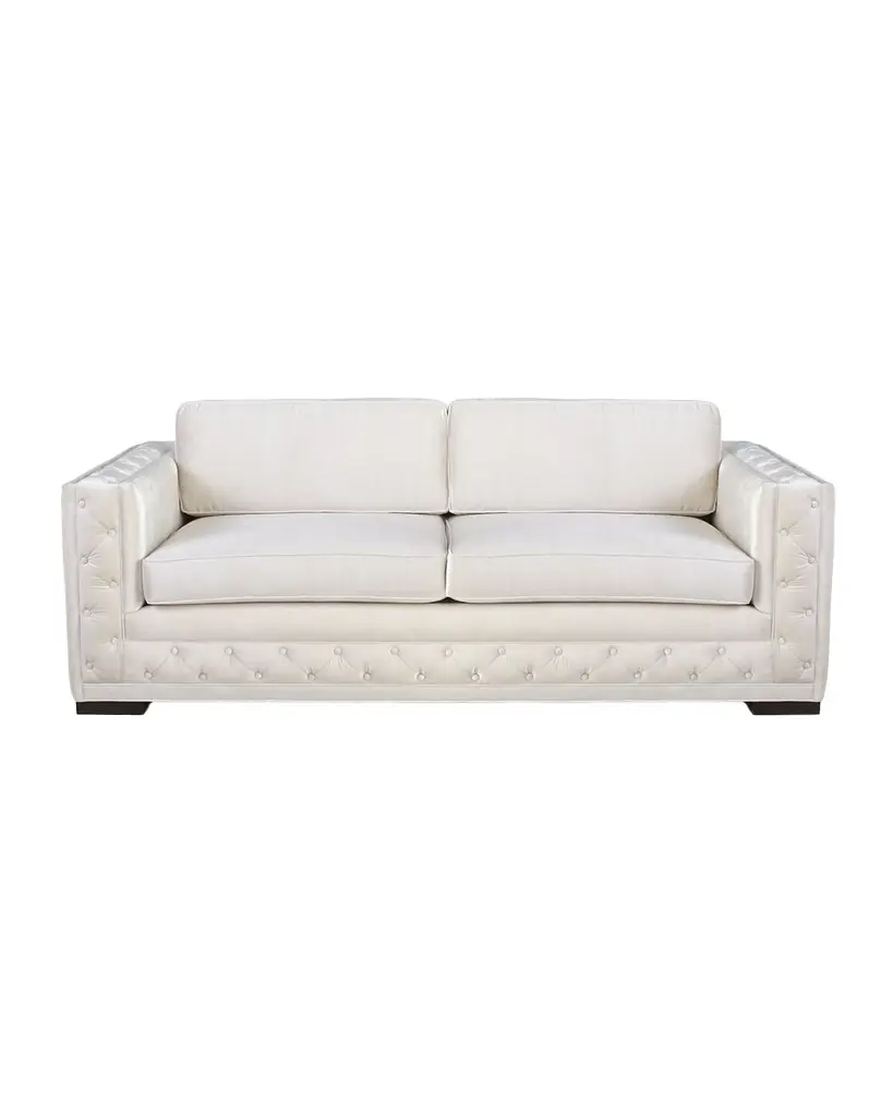 Haute House Bently White Tufted Sofa | Image 1 Haute House Bently White Tufted Sofa | Image 1