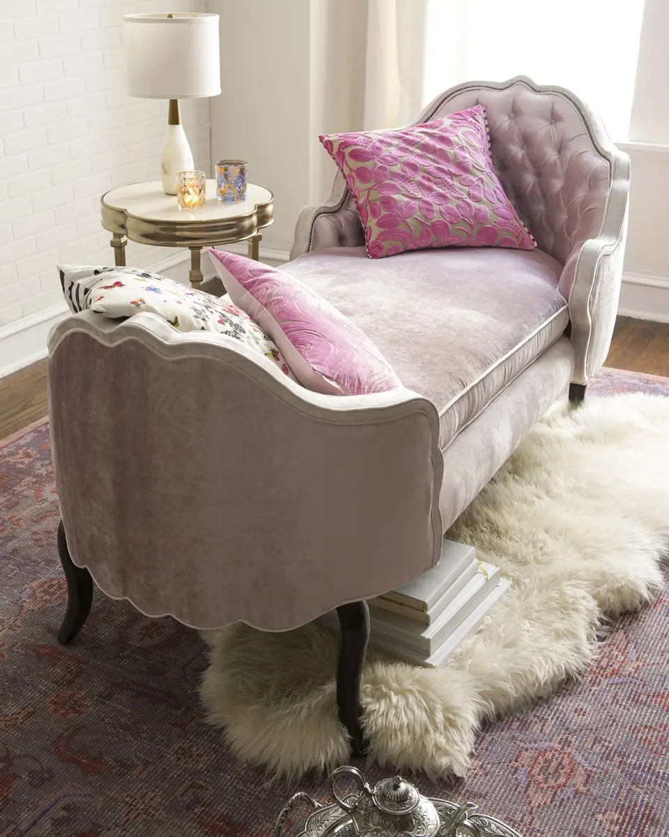 Haute House Pippa Tufted Chaise | Thumbnail 2
