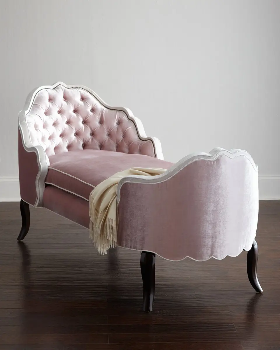 Haute House Pippa Tufted Chaise | Image 1 Haute House Pippa Tufted Chaise | Image 1