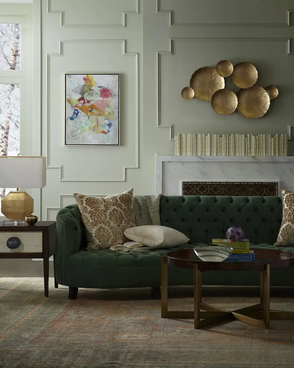 Haute House Vaughn Tufted Velvet Sofa 126" | Thumbnail 5 Haute House Vaughn Tufted Velvet Sofa 126" | Thumbnail 5