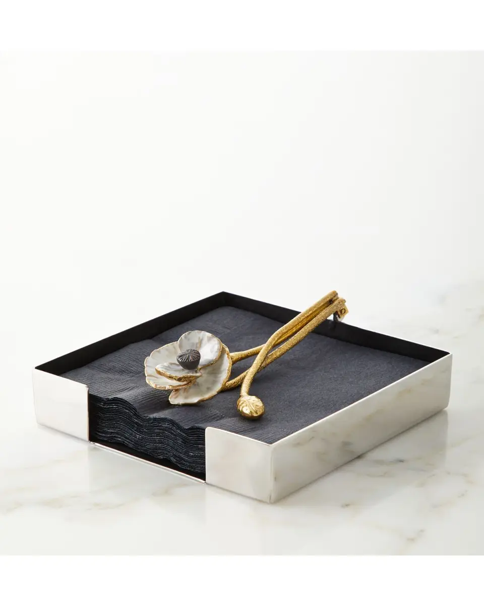 Michael Aram Anemone Cocktail Napkin Holder | Thumbnail 2