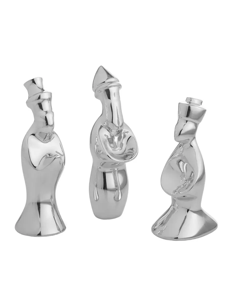 Nambé Three Wise Men Mini Nativity Set