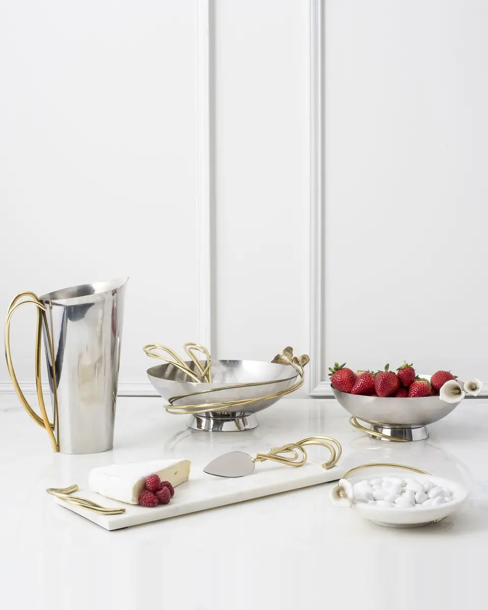 Michael Aram Calla Lily Small Cheese Board w/ Spreader | Thumbnail 2