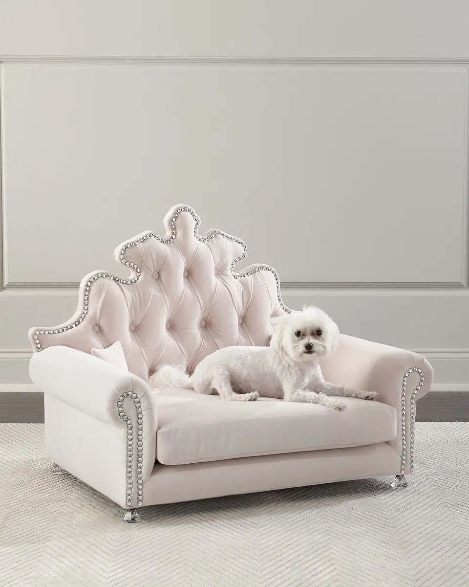 Haute House Isabella Blush Pet Bed | Thumbnail 3 Haute House Isabella Blush Pet Bed | Thumbnail 3