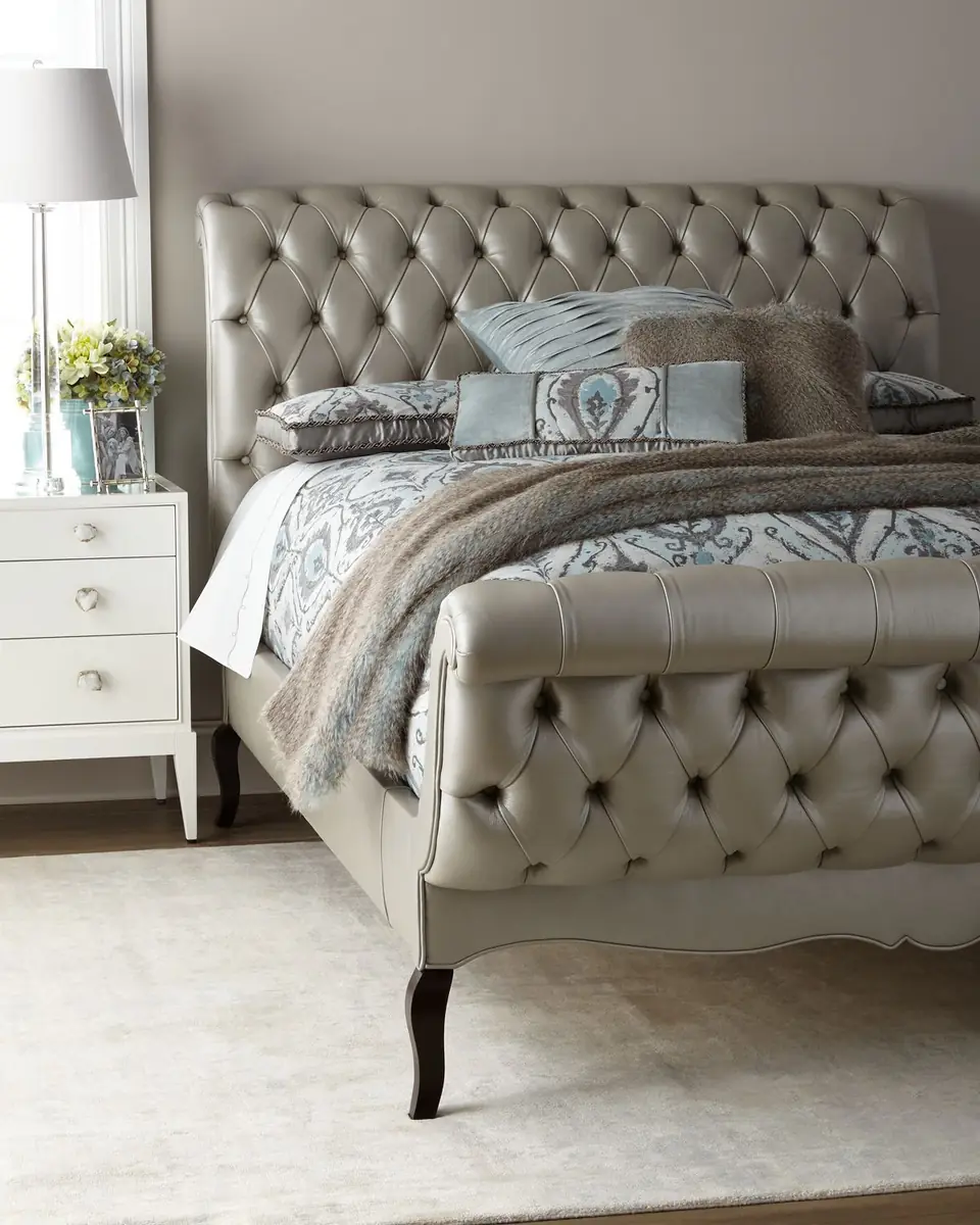 Haute House Duncan Fife Leather King Bed | Thumbnail 2