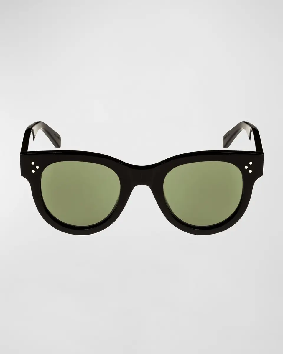 Celine Studded Acetate Sunglasses w/ Mineral Lenses | Thumbnail 2 Celine Studded Acetate Sunglasses w/ Mineral Lenses | Thumbnail 2