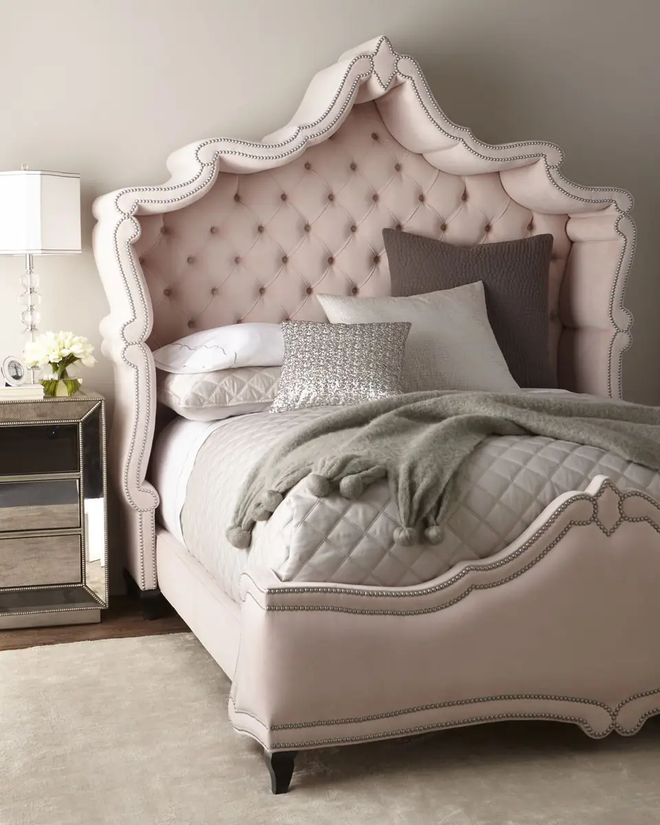 Haute House Blush Antoinette California King Bed | Thumbnail 2 Haute House Blush Antoinette California King Bed | Thumbnail 2