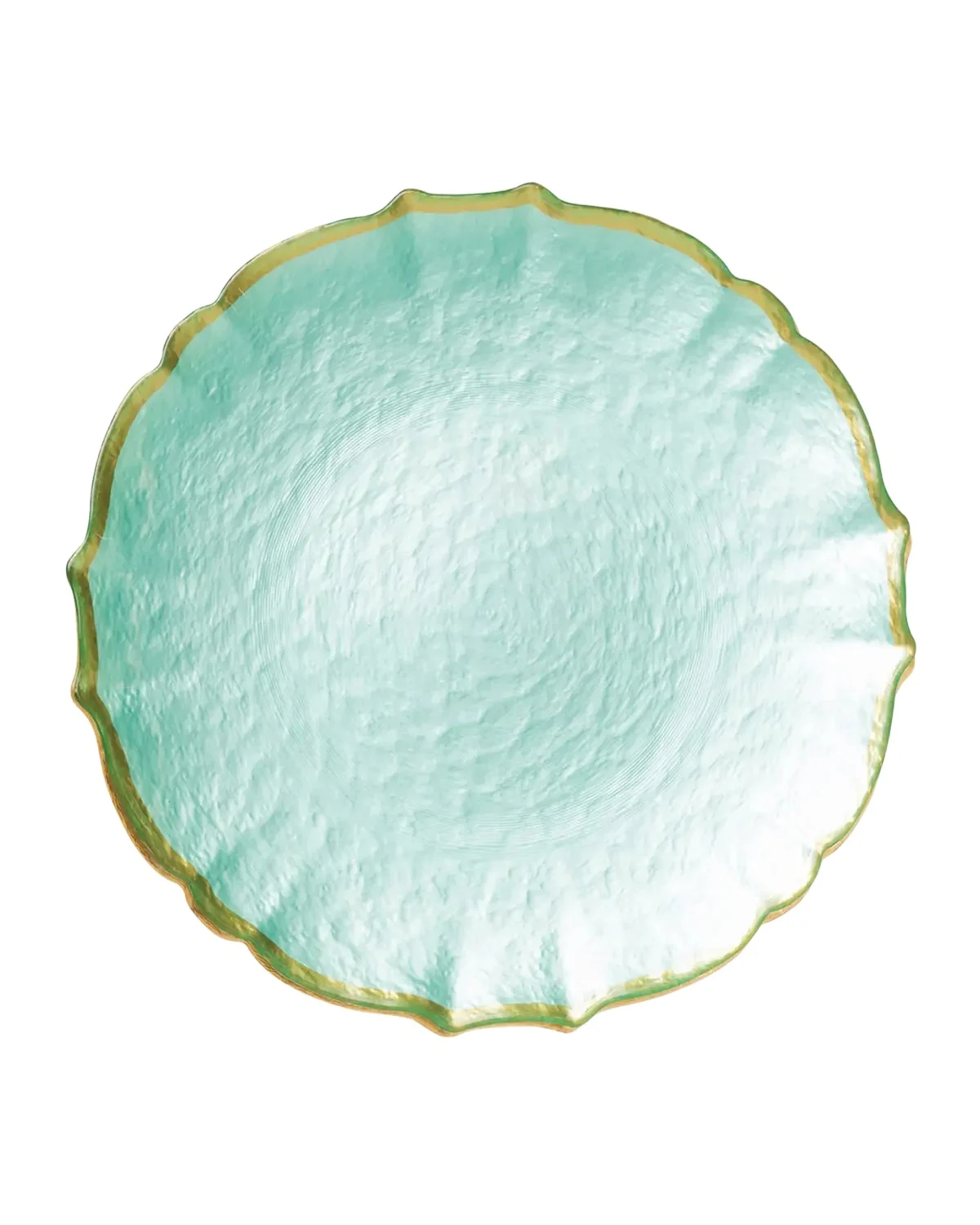 Vietri Pastel Glass Salad Plate