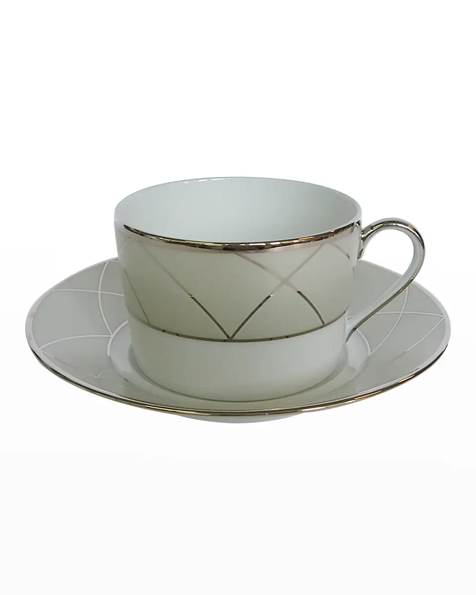 Haviland Clair de Luna Arch Teacup Set