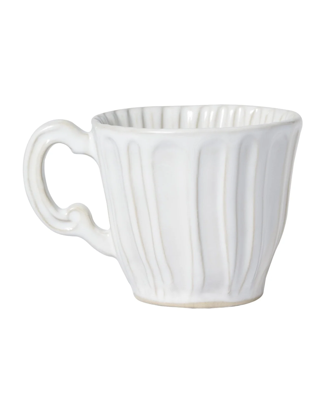 Vietri Incanto Stone White Stripe Mug