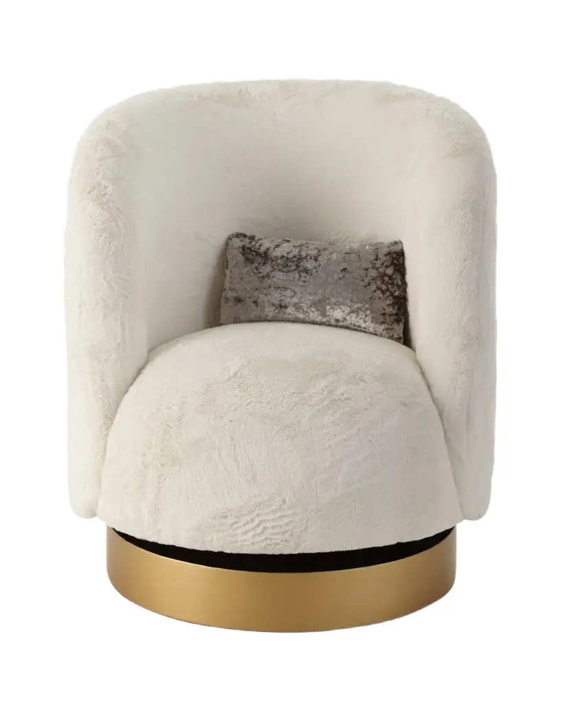 Haute House Mischa Pouf Swivel Chair | Image 1 Haute House Mischa Pouf Swivel Chair | Image 1