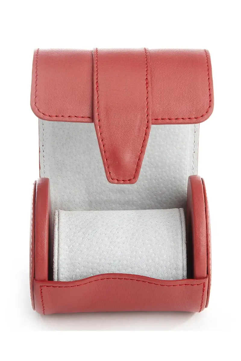 Royce New York Monogrammed Leather Travel Watch Roll, Personalized | Thumbnail 5