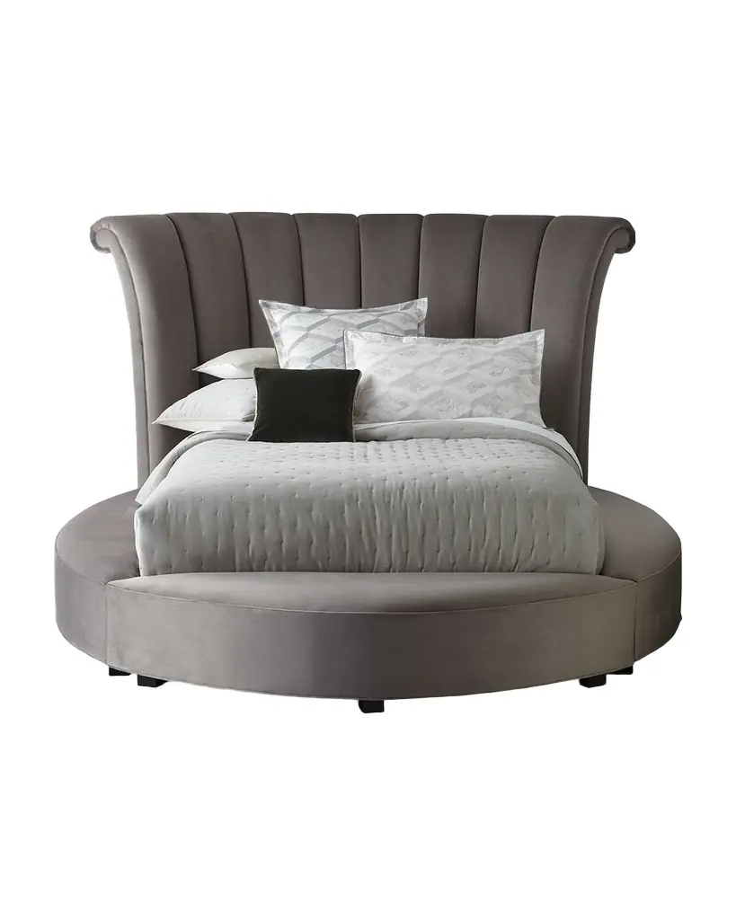 Haute House Katya Round Queen Platform Bed