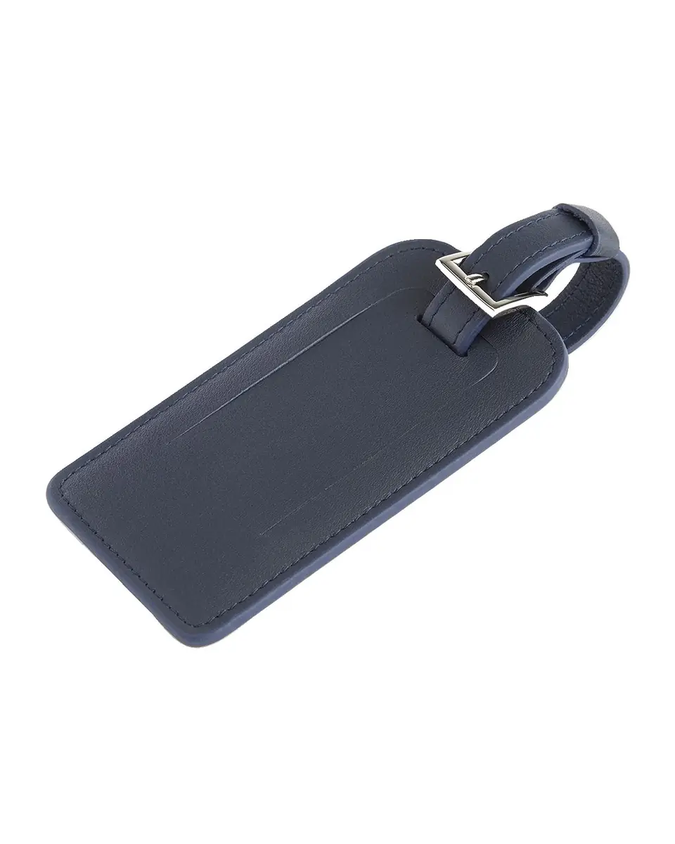 Royce New York Monogrammed Leather Luggage Tag | Thumbnail 2