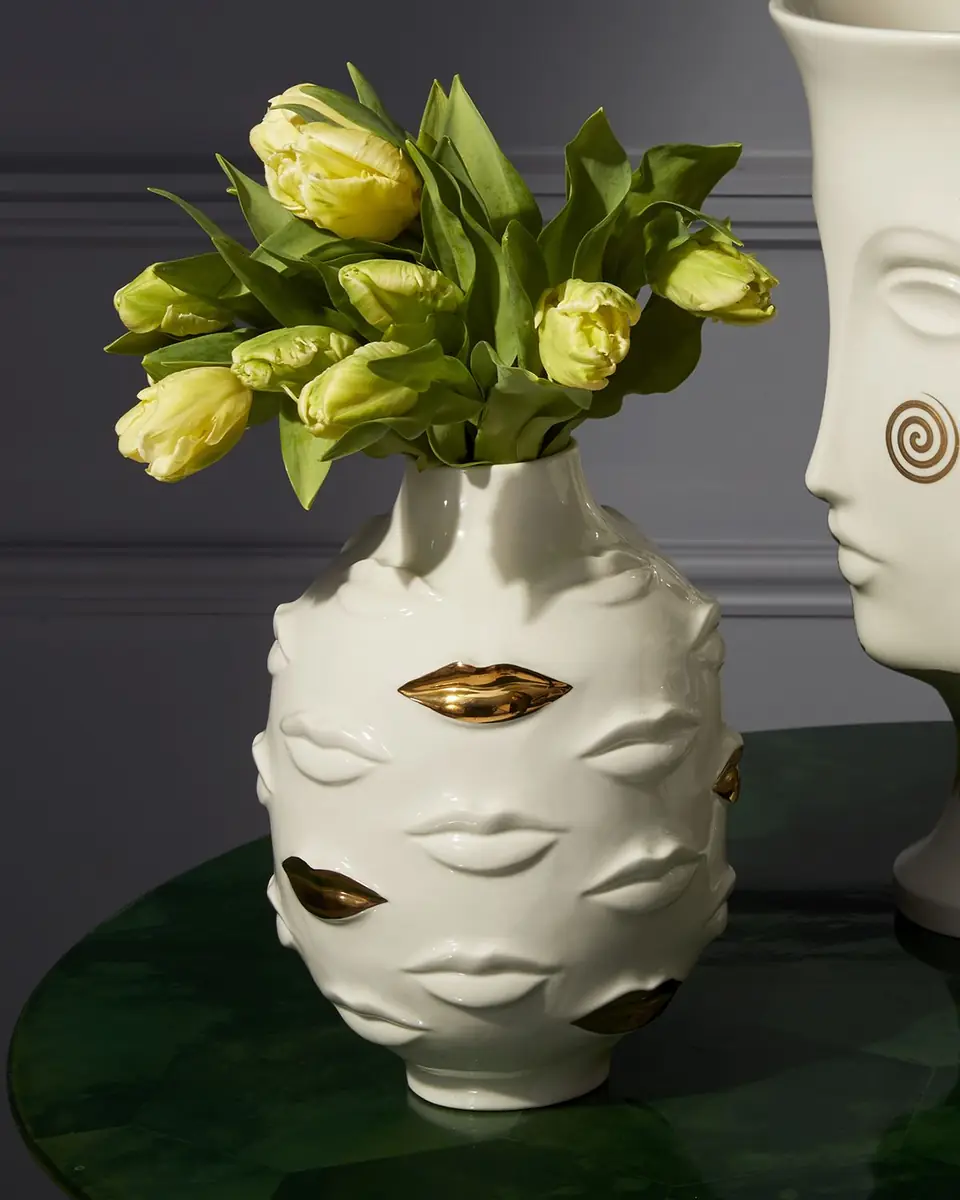 Jonathan Adler Gilded Muse Gala Round Vase | Thumbnail 2 Jonathan Adler Gilded Muse Gala Round Vase | Thumbnail 2