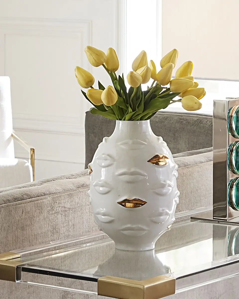 Jonathan Adler Gilded Muse Gala Round Vase | Thumbnail 3 Jonathan Adler Gilded Muse Gala Round Vase | Thumbnail 3