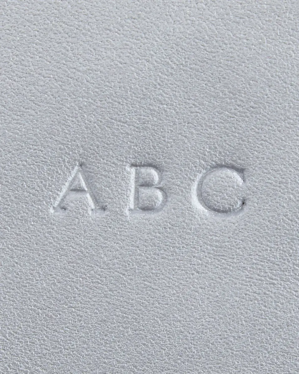 Royce New York Monogrammed Leather Heart-Shaped Key Chain, Personalized | Thumbnail 3