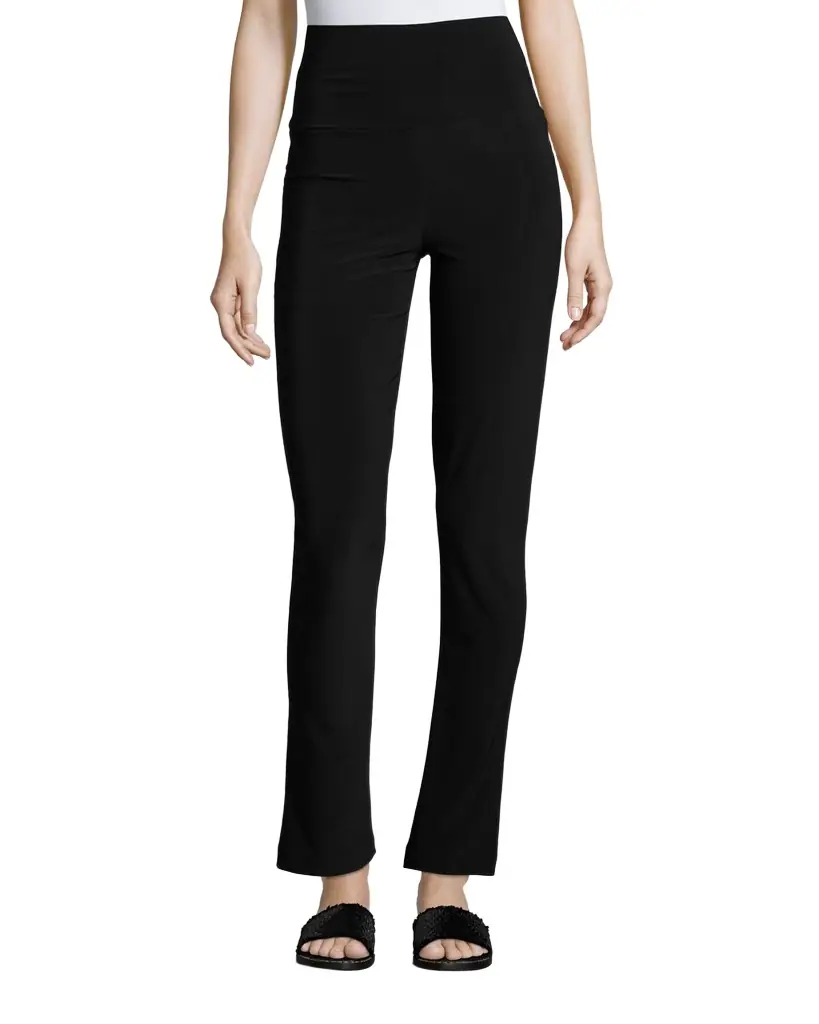 Norma Kamali Boot-Cut High-Waist Pants, Black | Image 1 Norma Kamali Boot-Cut High-Waist Pants, Black | Image 1