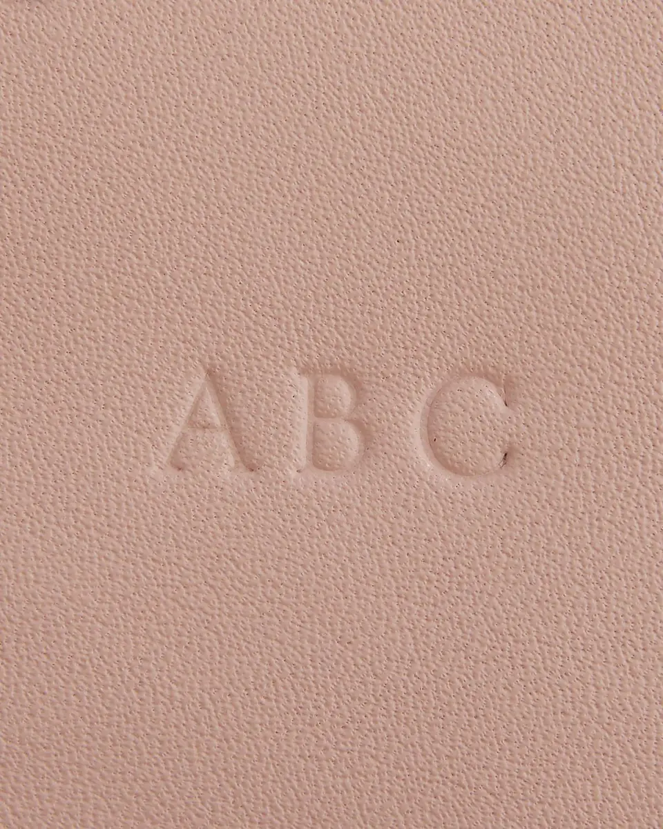 Royce New York Monogrammed Leather Zippered Utility Bag | Thumbnail 3