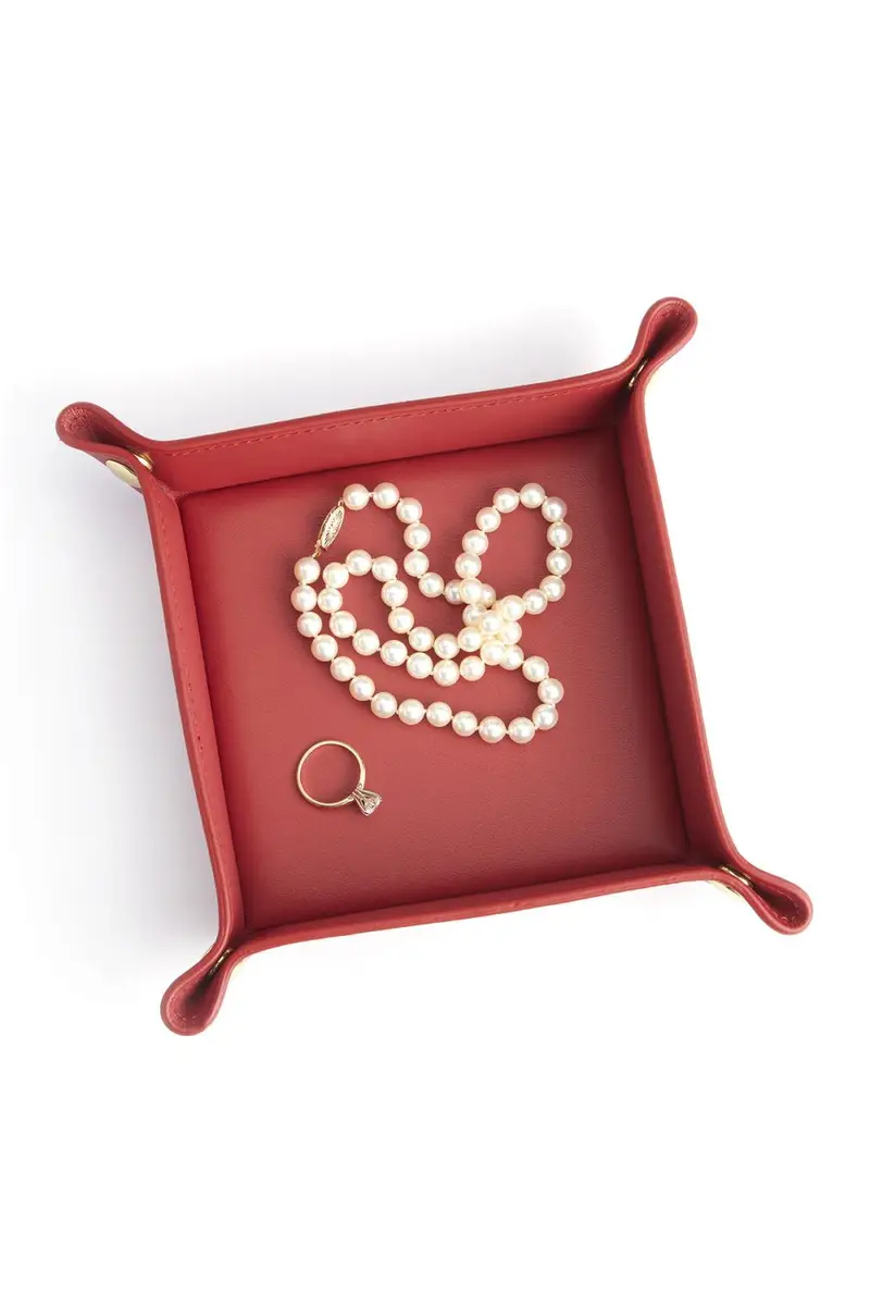 Royce New York Monogrammed Leather Catchall Valet Tray | Thumbnail 4 Royce New York Monogrammed Leather Catchall Valet Tray | Thumbnail 4