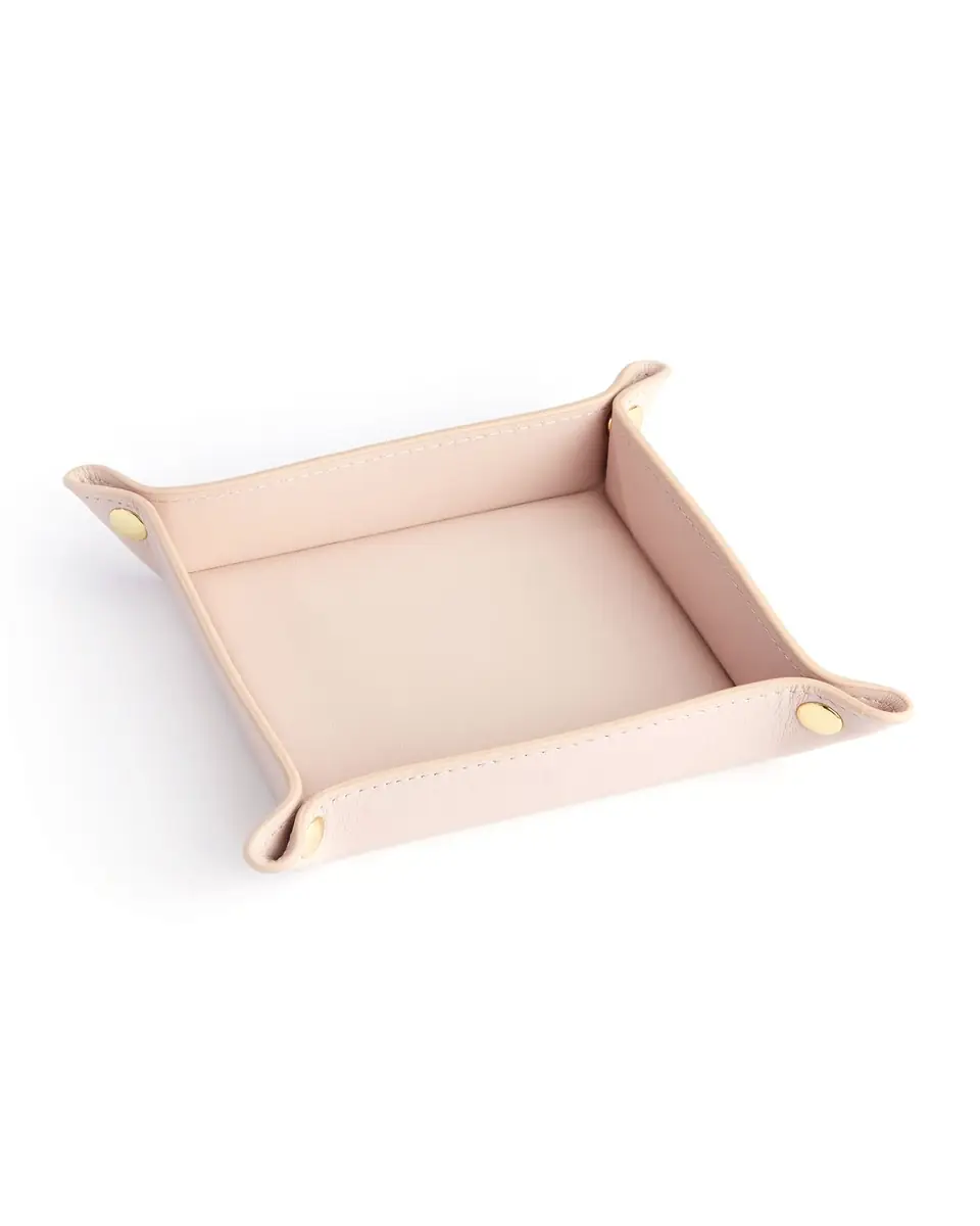 Royce New York Monogrammed Leather Catchall Valet Tray | Thumbnail 2