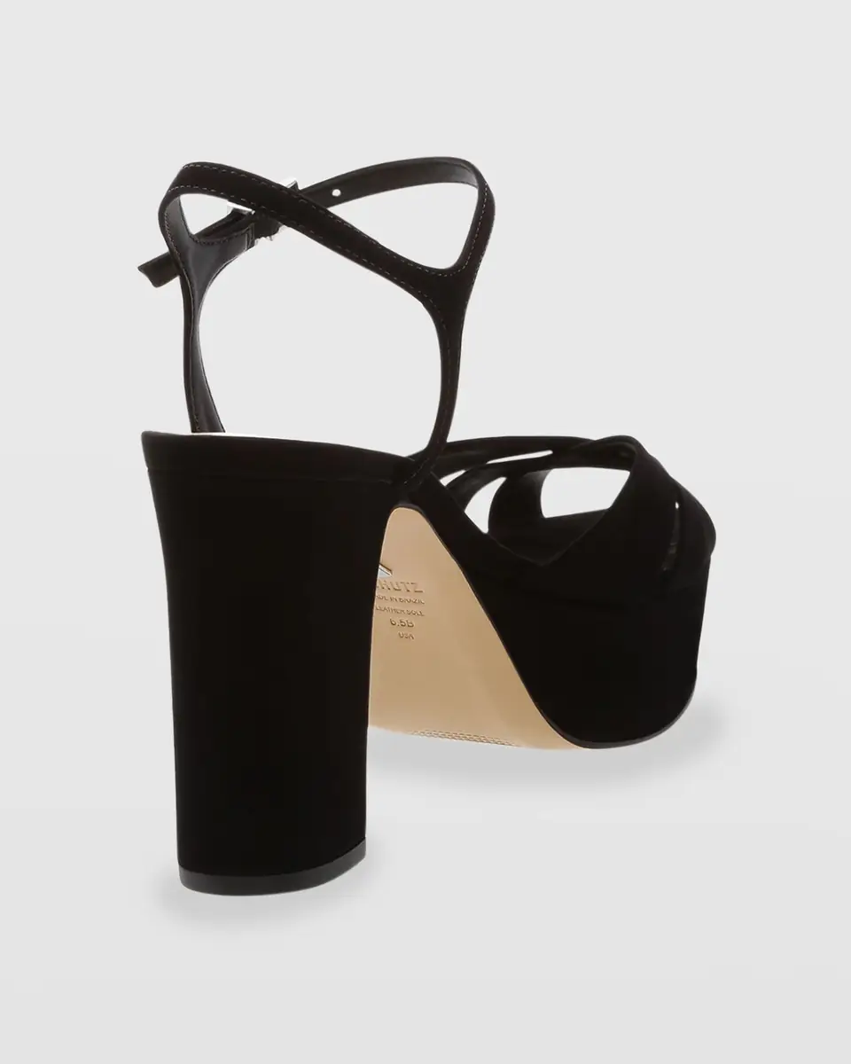 Schutz Keefa Nubuck Ankle-Strap Platform Sandals | Thumbnail 4 Schutz Keefa Nubuck Ankle-Strap Platform Sandals | Thumbnail 4