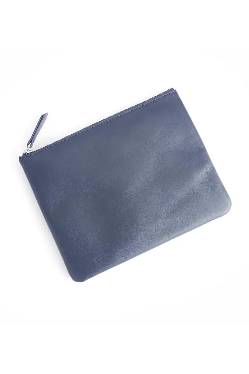 Royce New York Monogrammed Leather Zuppered Travel Organizer Pouch | Thumbnail 4