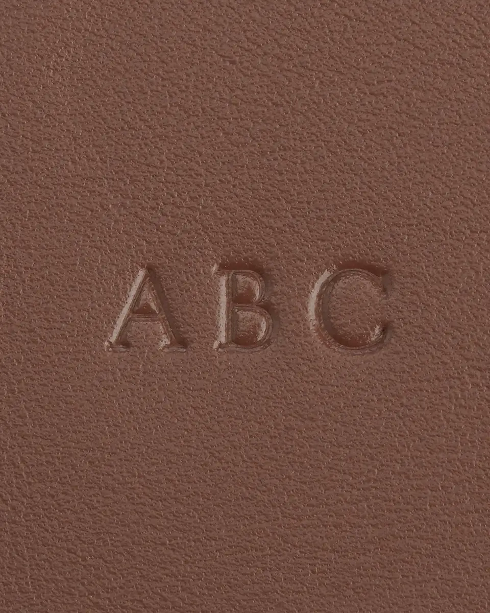 Royce New York Monogrammed Leather RFID Blocking Foup Zip Travel Organizer | Thumbnail 3