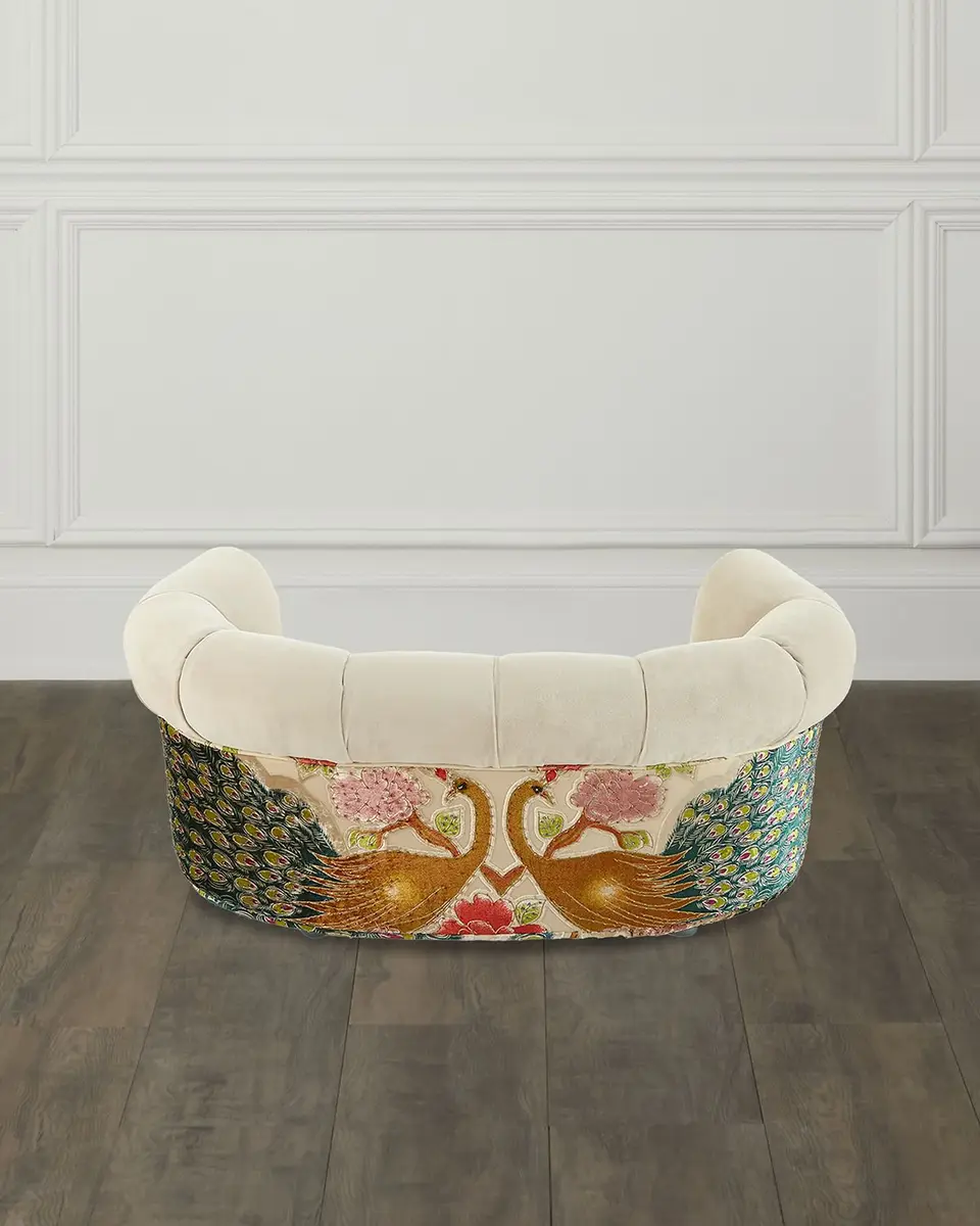Haute House Dorina Peacock Pet Bed | Thumbnail 2 Haute House Dorina Peacock Pet Bed | Thumbnail 2