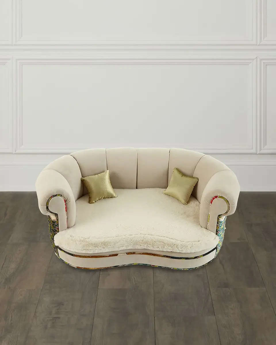 Haute House Dorina Peacock Pet Bed | Thumbnail 4 Haute House Dorina Peacock Pet Bed | Thumbnail 4