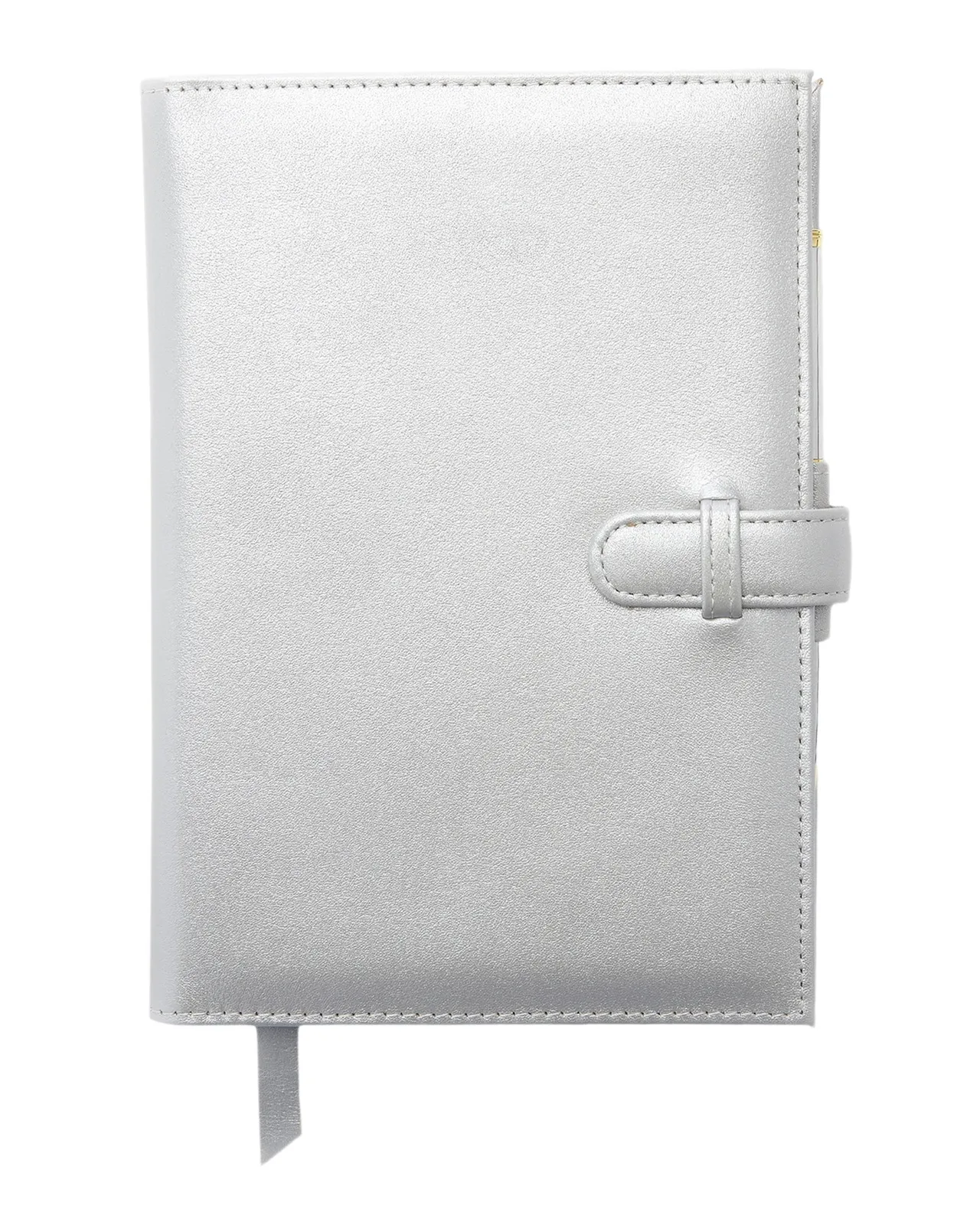 Royce New York Monogrammed Leather Executive Journal with Rollerball Pen