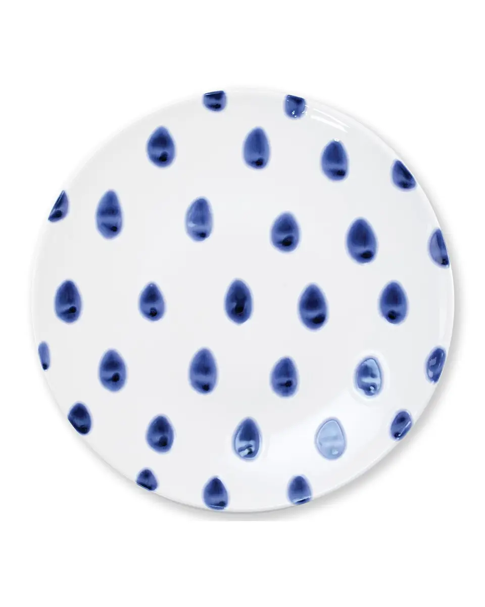 Vietri Santorini Dot Dinner Plate | Image 1 Vietri Santorini Dot Dinner Plate | Image 1