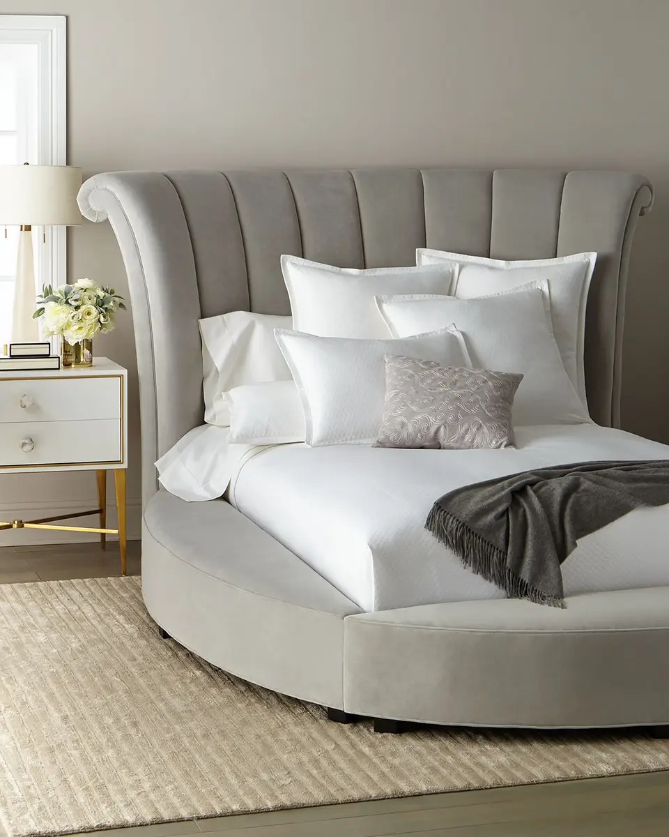 Haute House Katya Silver Queen Bed | Thumbnail 2 Haute House Katya Silver Queen Bed | Thumbnail 2