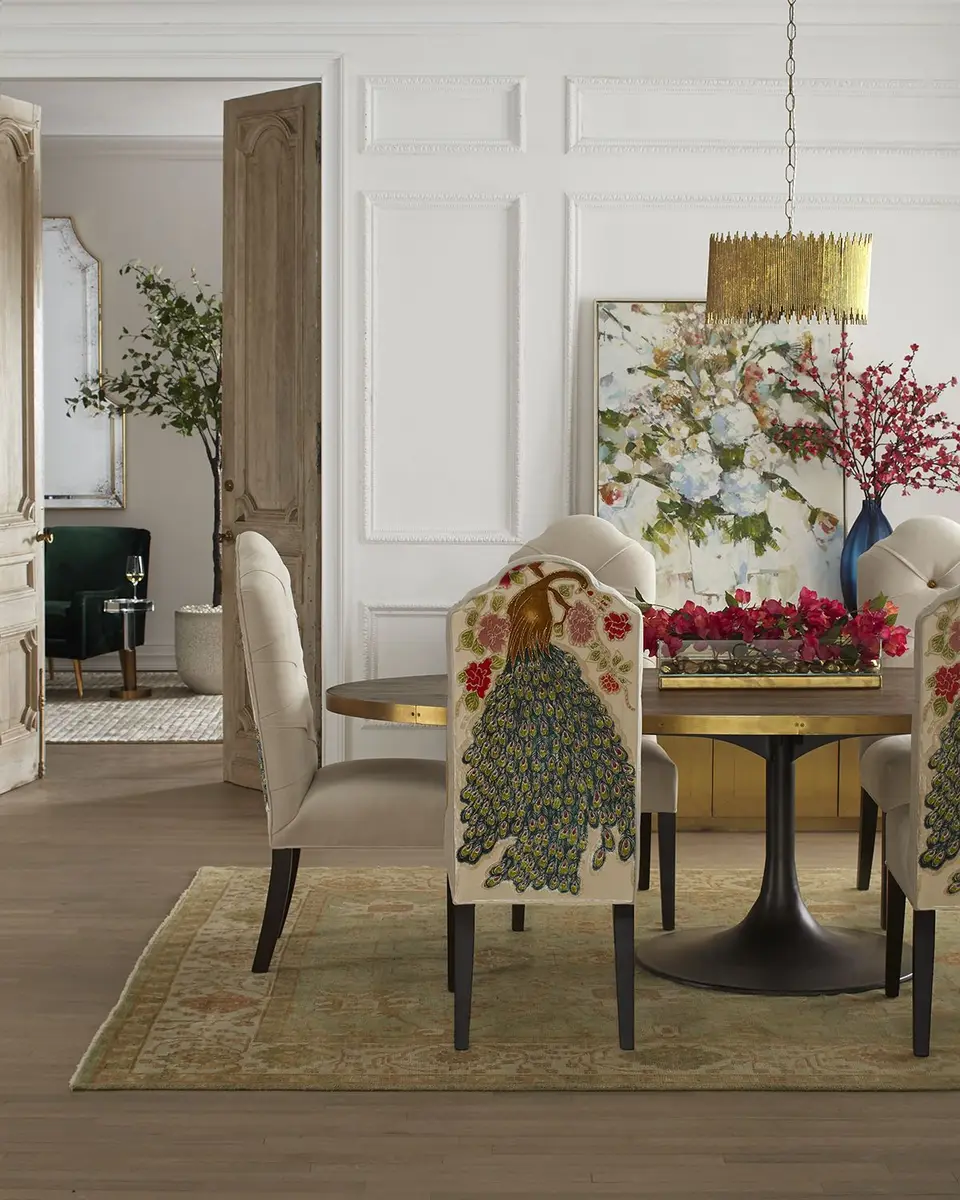 Haute House Machiato Peacock Dining Chair | Thumbnail 5