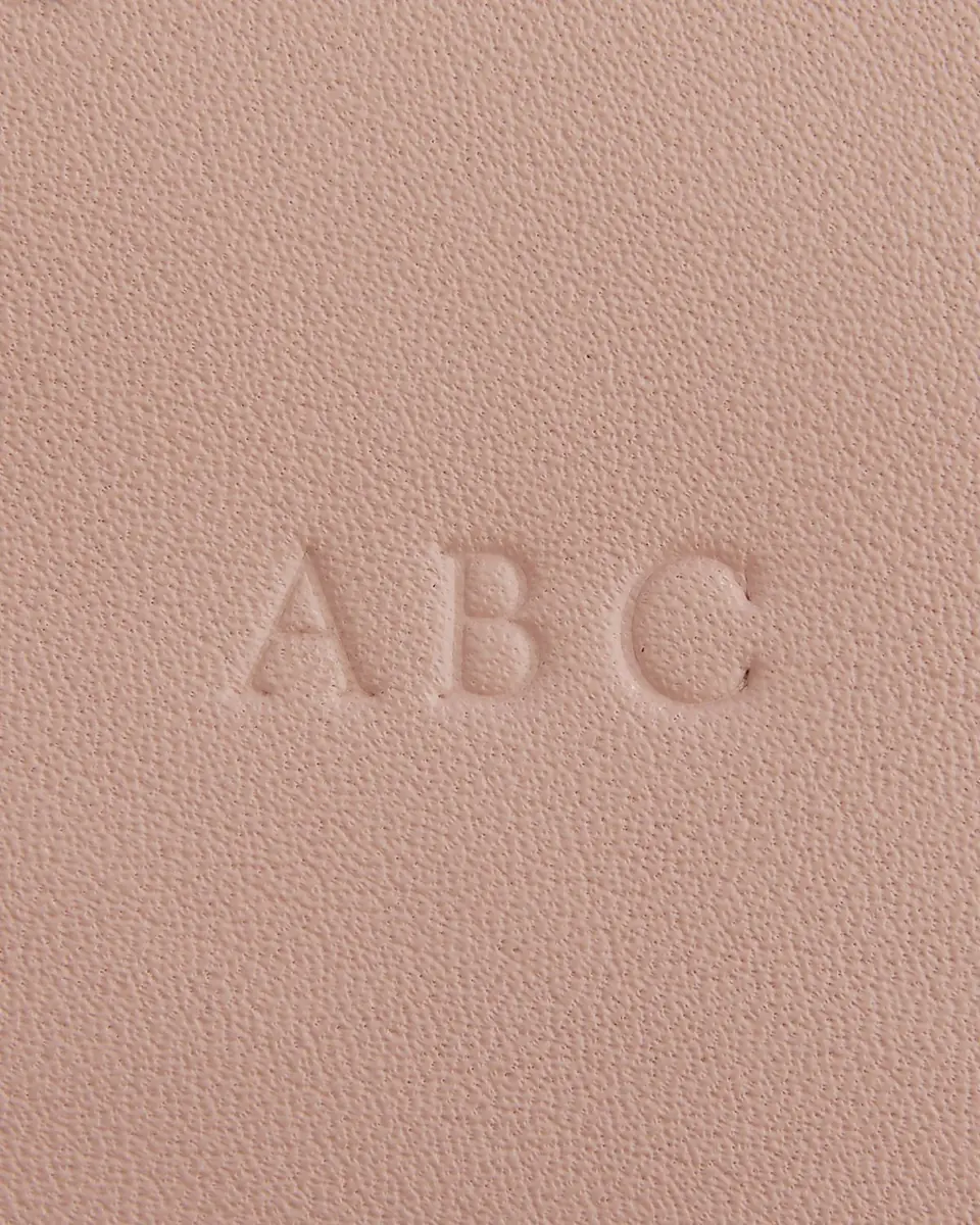 Royce New York Monogrammed Leather Envelope Style Card Holder, Personalized | Thumbnail 3