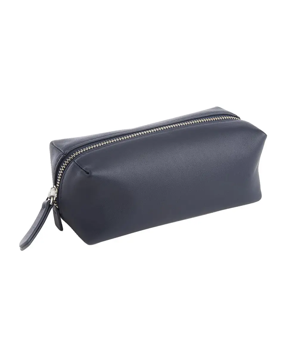 Royce New York Monogrammed Leather Zippered Utility Bag | Thumbnail 4