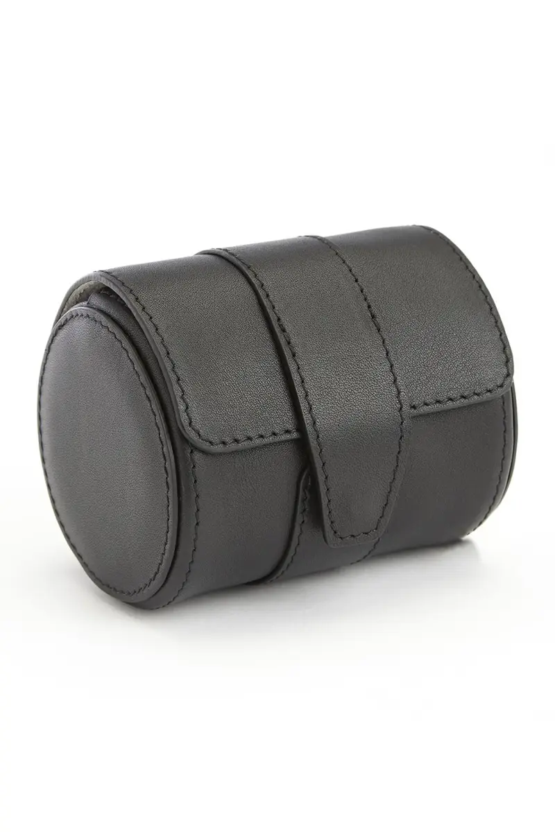Royce New York Monogrammed Leather Travel Watch Roll, Personalized | Thumbnail 4
