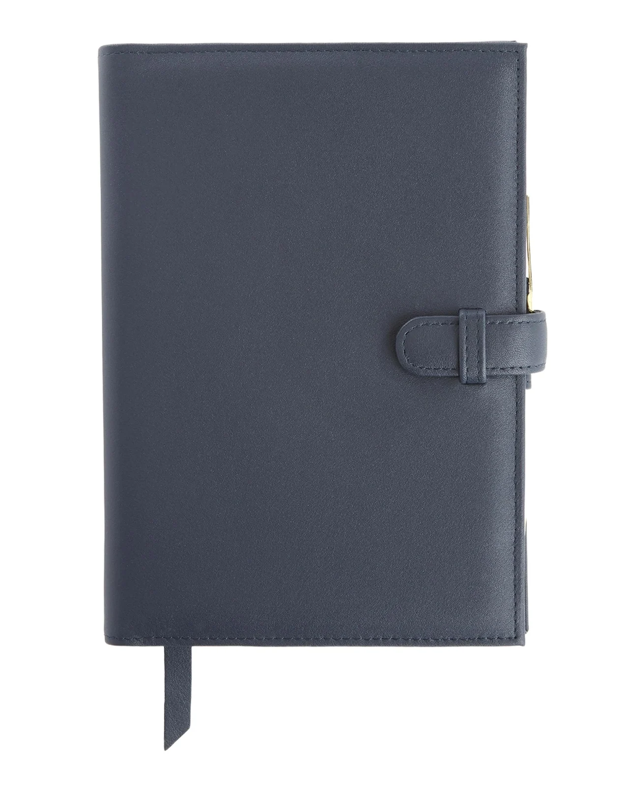 Royce New York Monogrammed Leather Executive Journal with Rollerball Pen