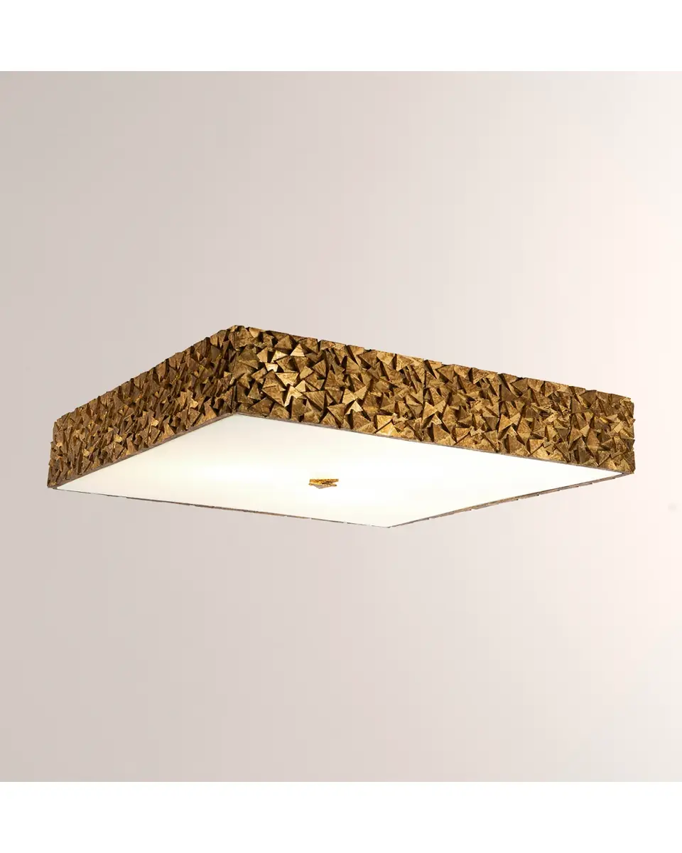Lucas McKearn Mosaic 3-Light Square Flush Mount | Thumbnail 2 Lucas McKearn Mosaic 3-Light Square Flush Mount | Thumbnail 2