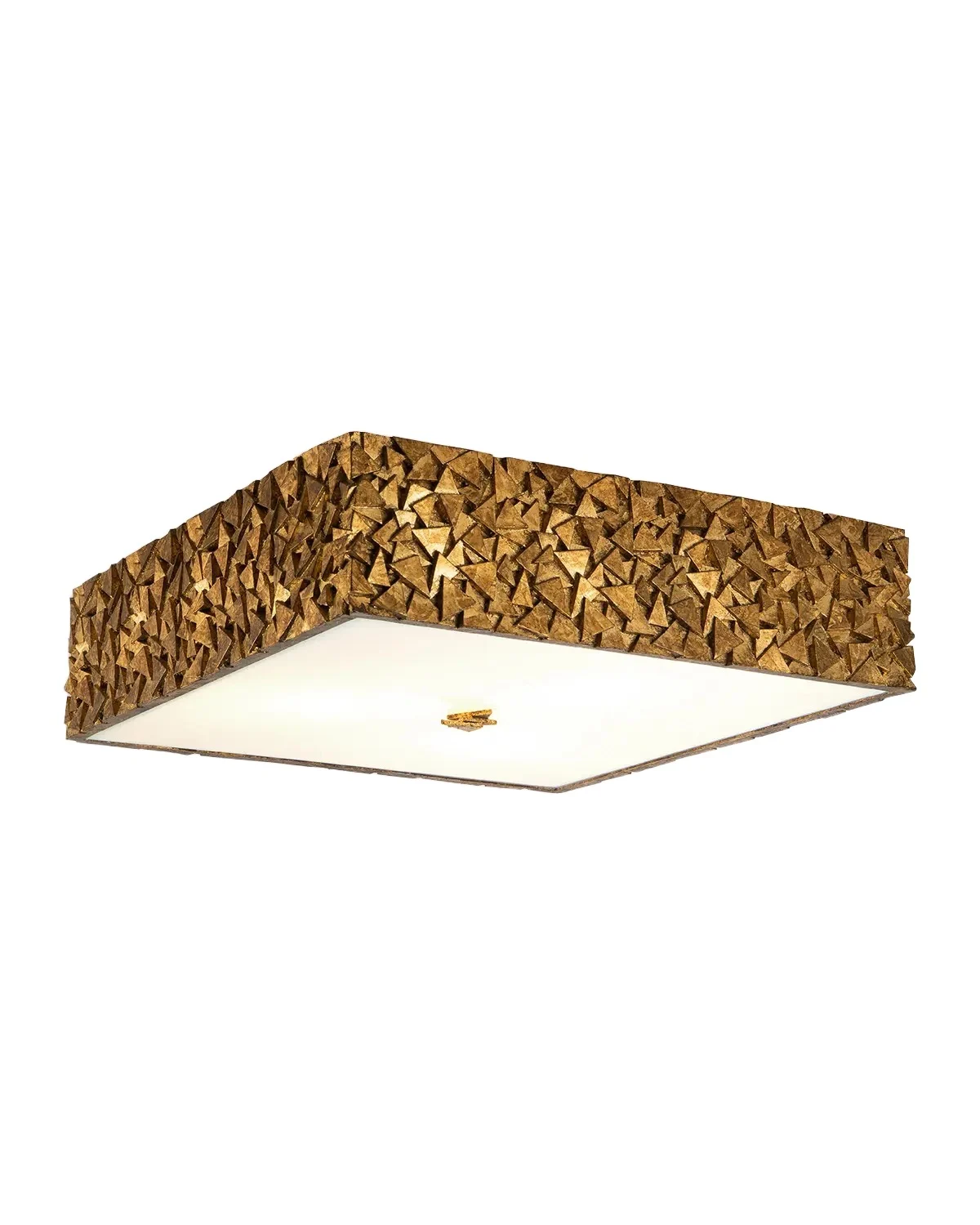 Lucas McKearn Mosaic 3-Light Square Ceiling Light