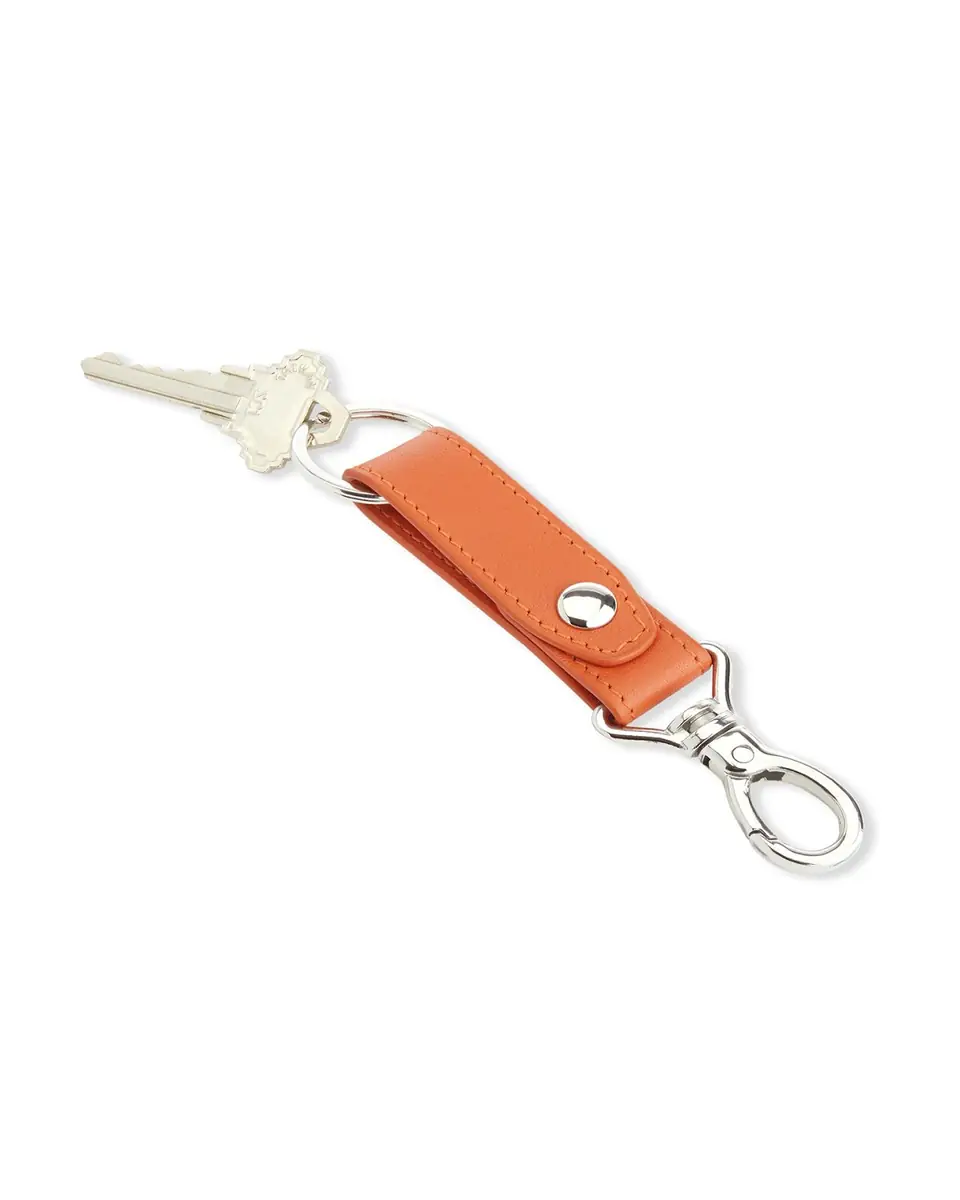 Royce New York Monogrammed Leather Valet Key Chain | Thumbnail 4